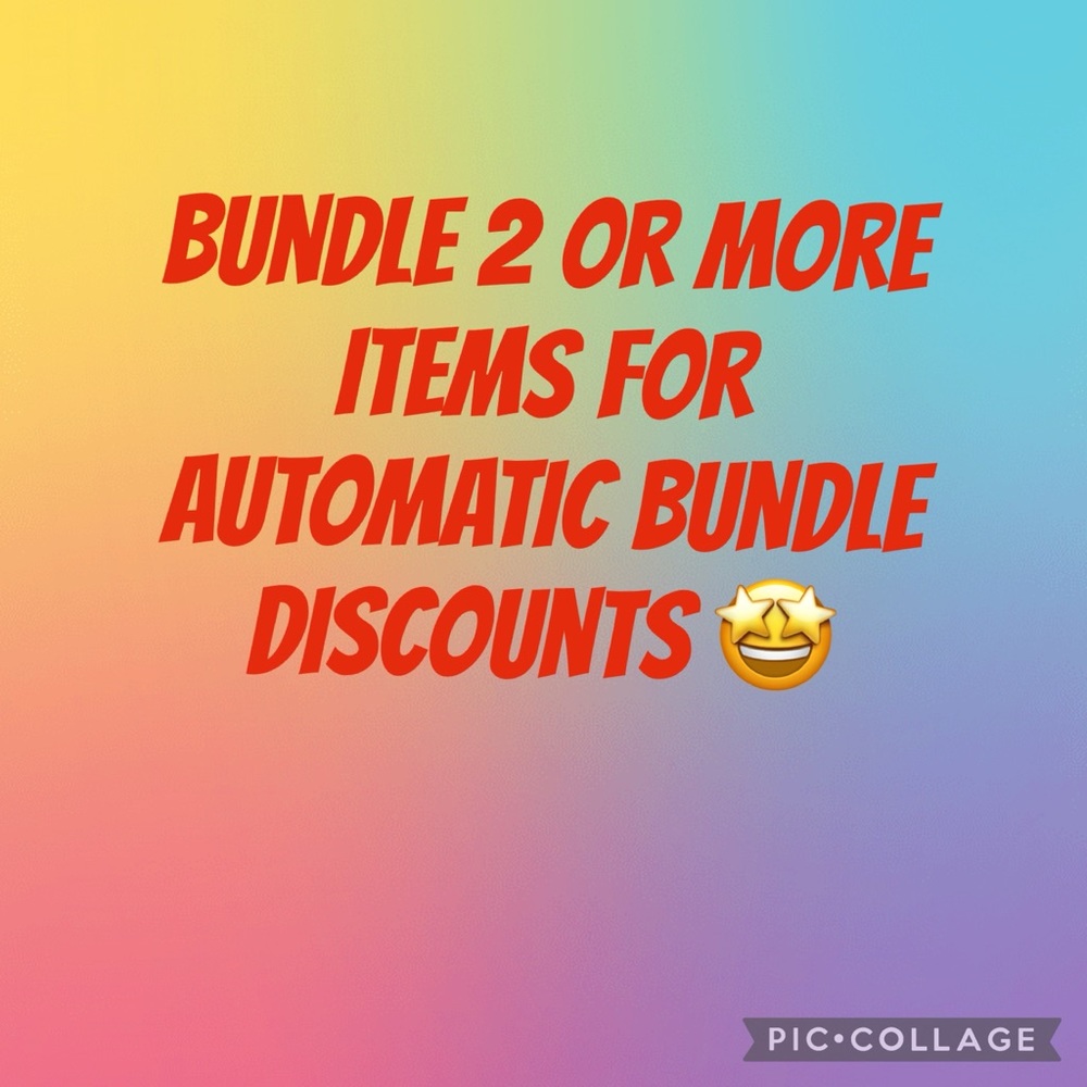 Welcome! Bundle discounts information and closet partner link in comments - Picture 2 of 4
